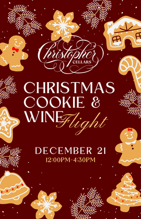 Christmas Cookie & Wine Flight Pre-Order