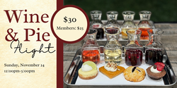 Wine & Pie Flight Pre-Order